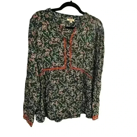 Kori America Long Sleeve Blouse size Large - Picture 1 of 10